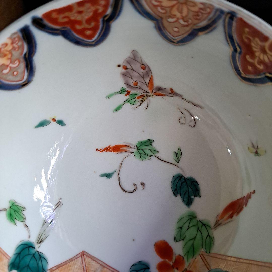 十四代　柿右衛門　赤絵金彩　鉢　極上　朝顔図　角渦福　珍品