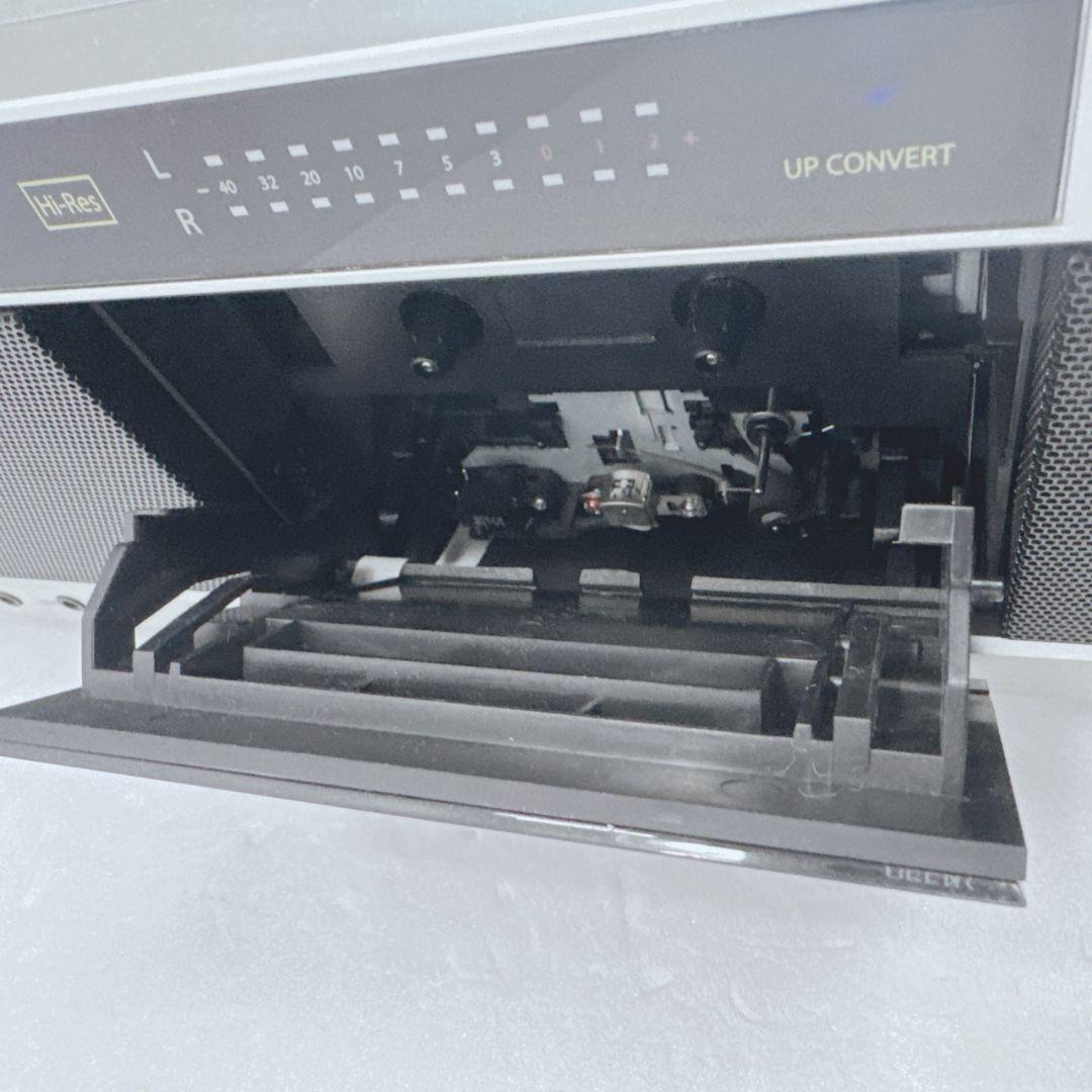 TOSHIBA Aurex ラジオカセットレコーダー シルバー USBポート付き