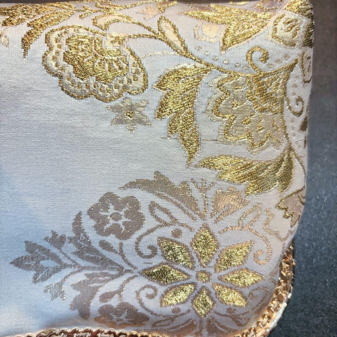 1月の数量限定じゅらく謹製『帝王紫』絹の上質な煌めき極上の京の高級西陣帯バッグ