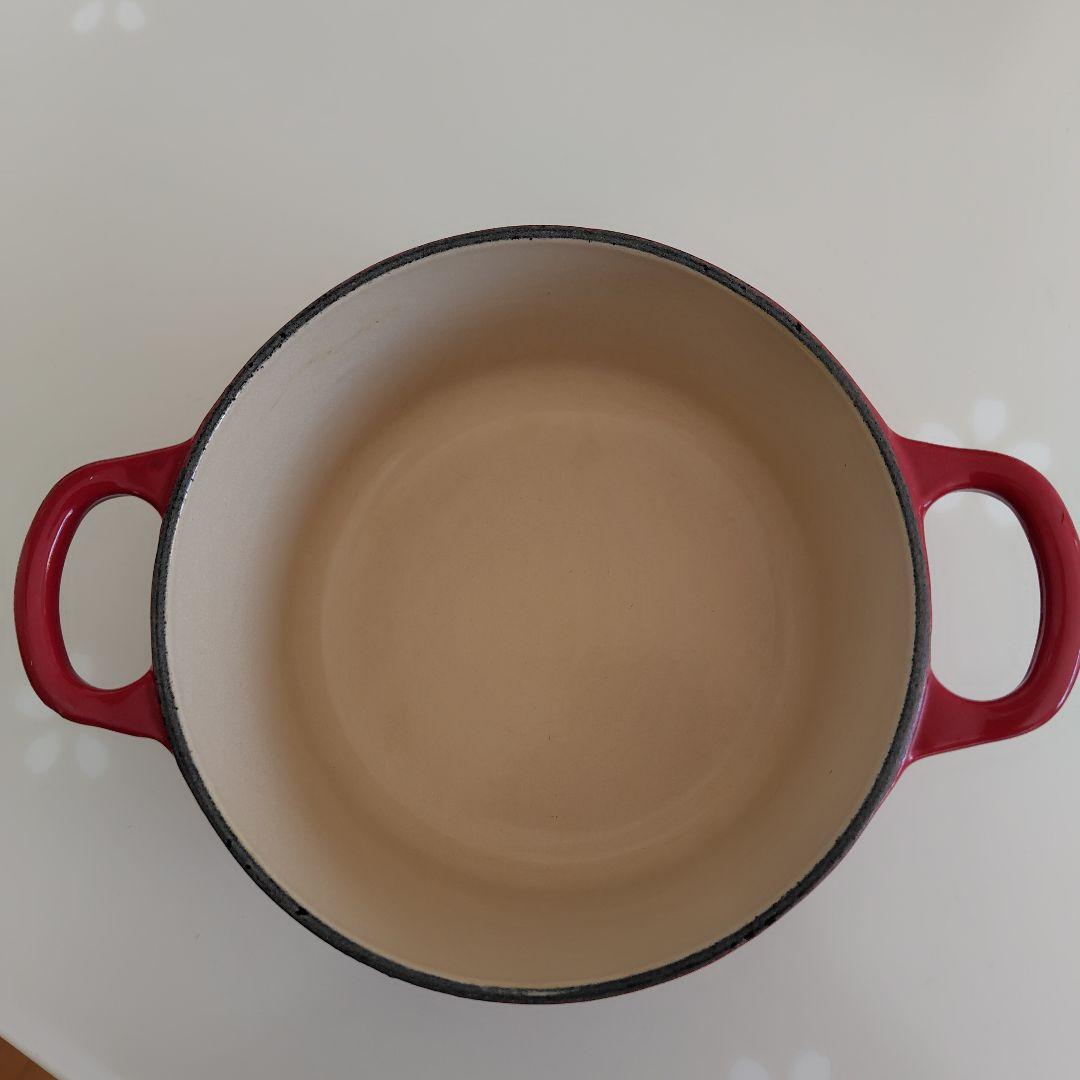 Le Creuset 両手鍋 16cm 赤