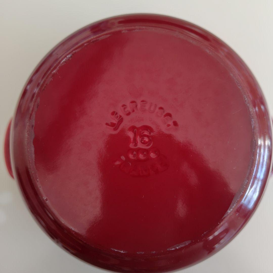Le Creuset 両手鍋 16cm 赤