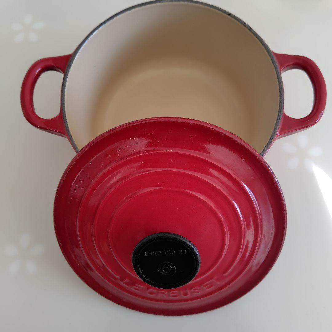 Le Creuset 両手鍋 16cm 赤