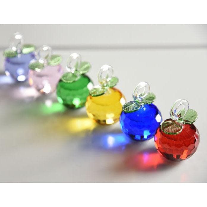 ガラスオブジェ キラキラ林檎の木