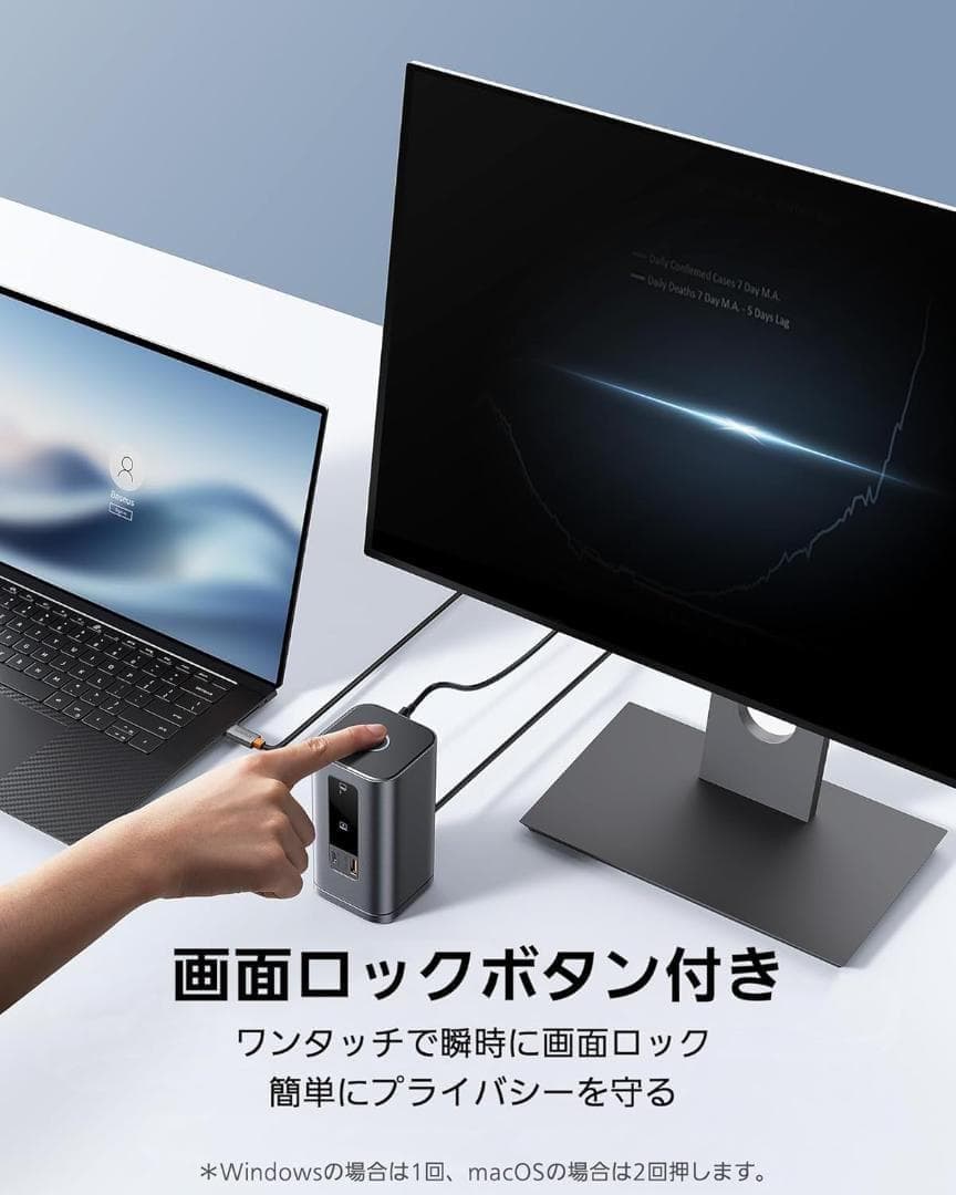 Baseus USB-C 11-in-1ドッキングステーション USBハブ