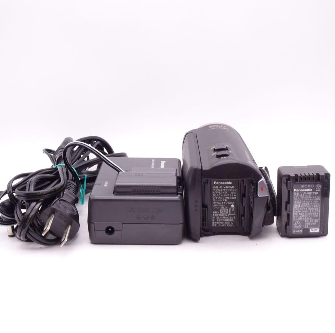 【完動美品】 Panasonic HC-V480MS ハンディカム ビデオカメラ