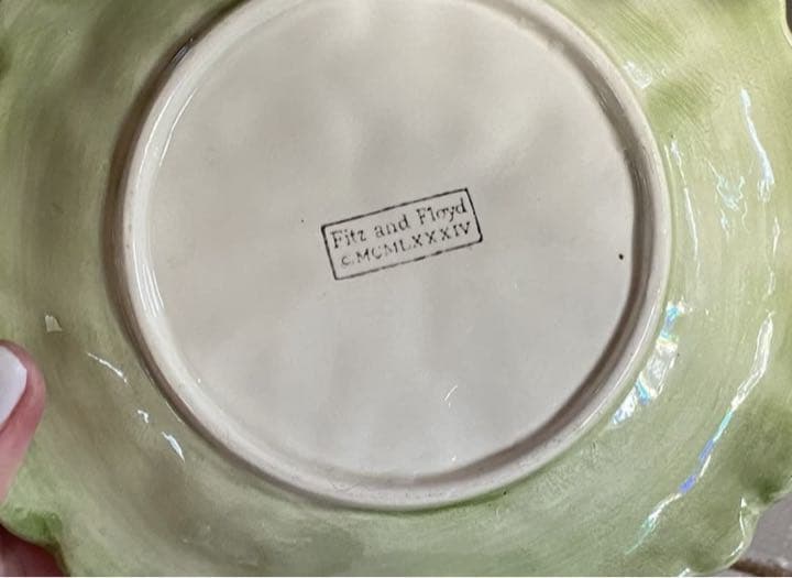 英国☆バルボティーヌ カボチャ型ポット チューリン マジョリカ焼