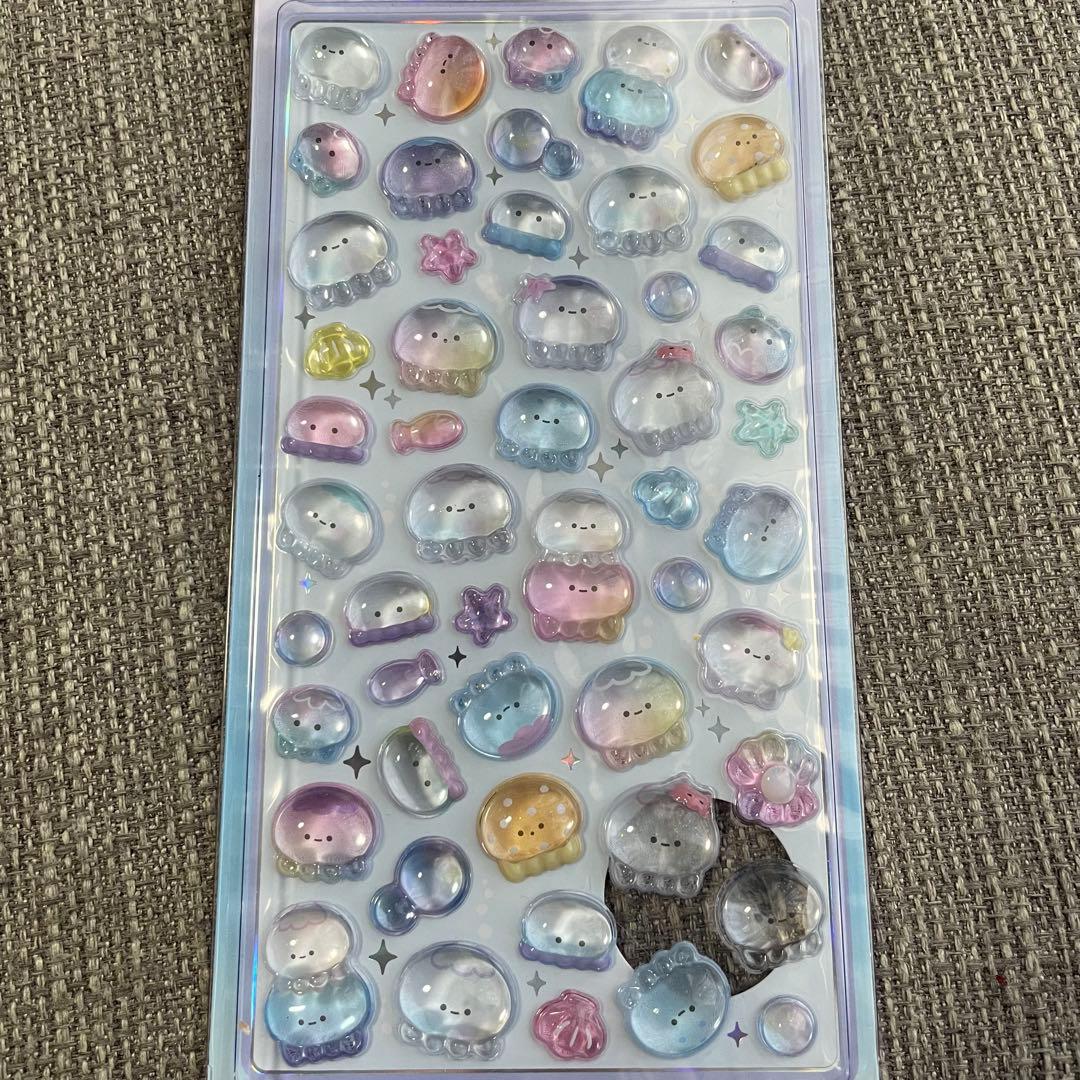 【正規品】ボンボンドロップシール　水族館限定　6枚セット　6種類