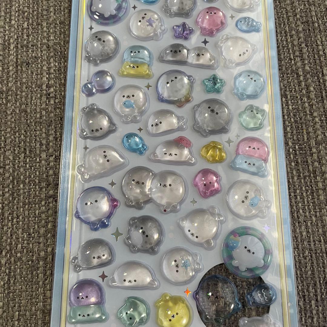 【正規品】ボンボンドロップシール　水族館限定　6枚セット　6種類