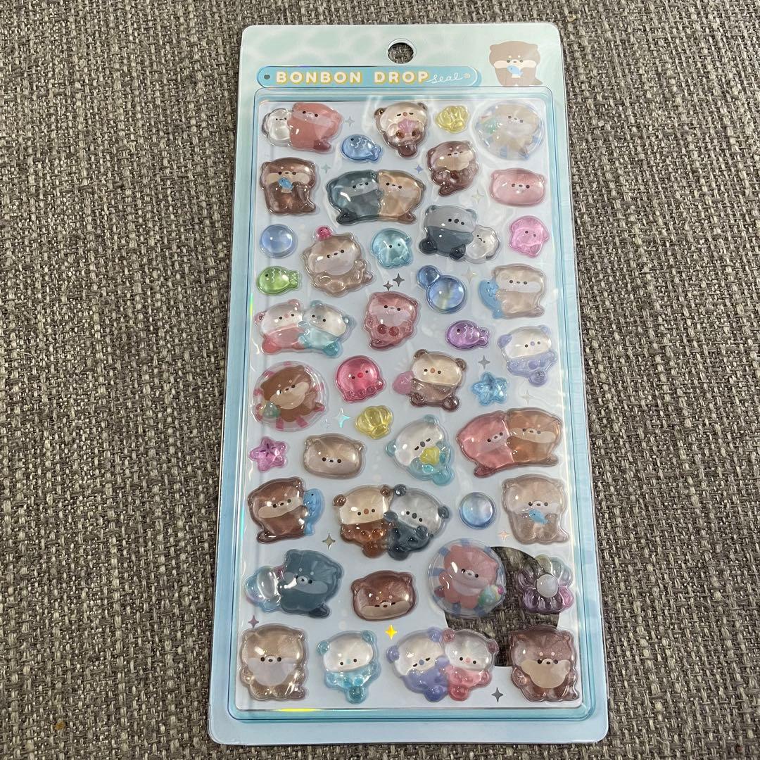 【正規品】ボンボンドロップシール　水族館限定　6枚セット　6種類