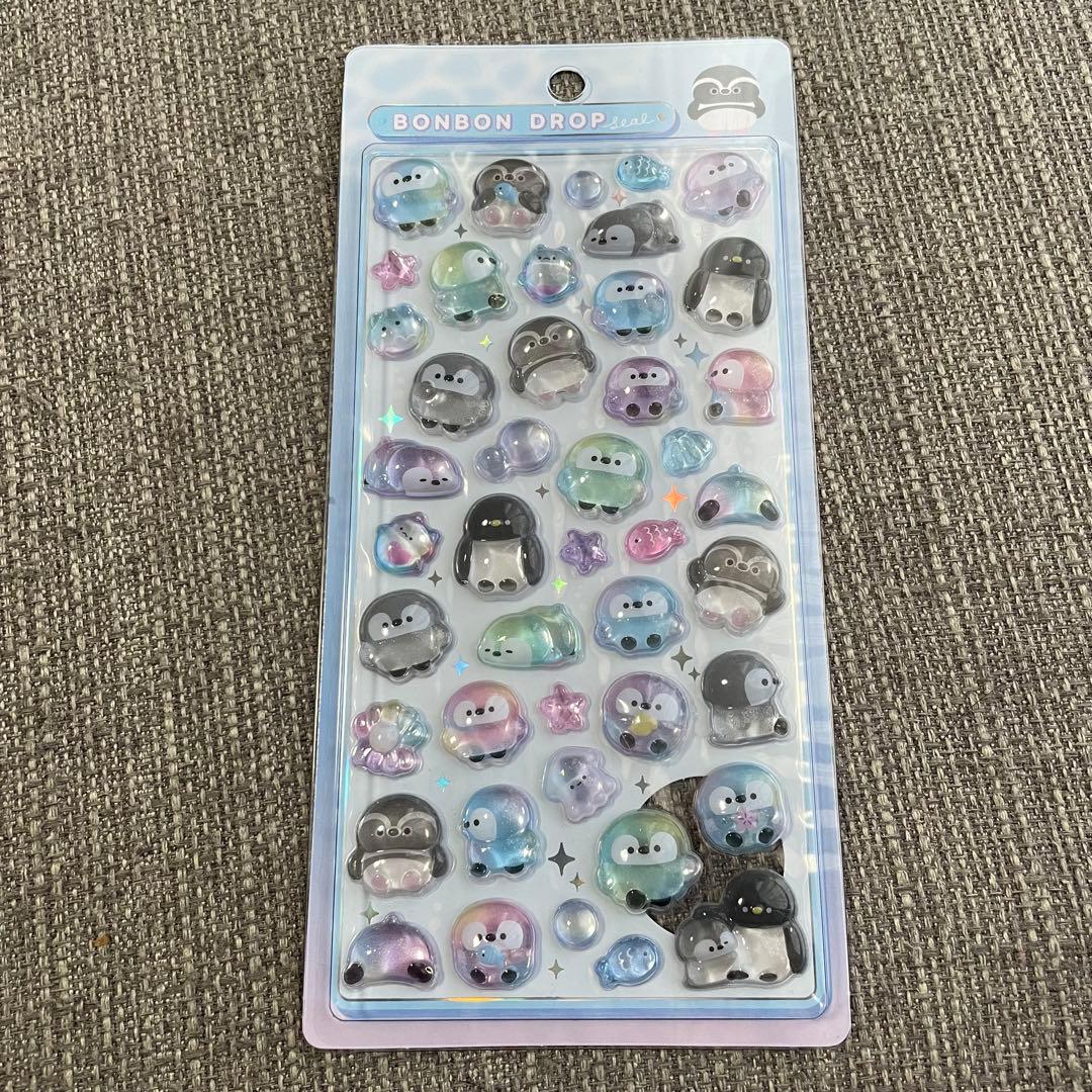 【正規品】ボンボンドロップシール　水族館限定　6枚セット　6種類