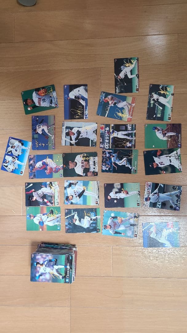 プロ野球チップス99 大量のゴールドサインカード