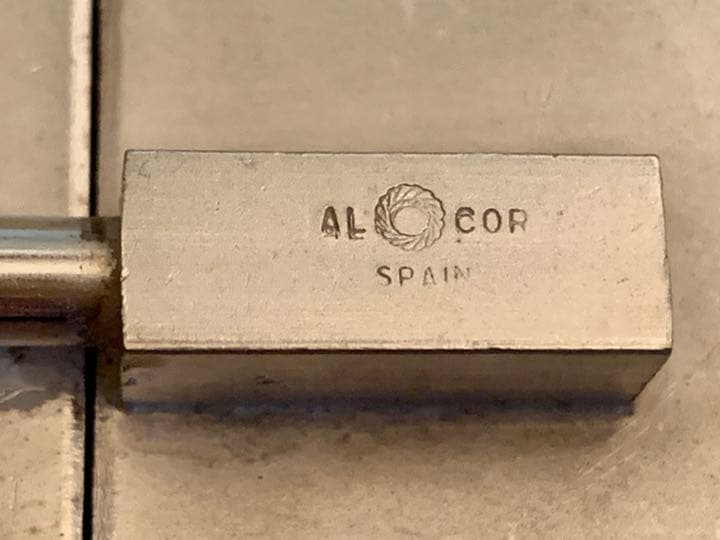 スペイン　ヴィンテージ　 AL COR のシルバープレート　ポットスタンド