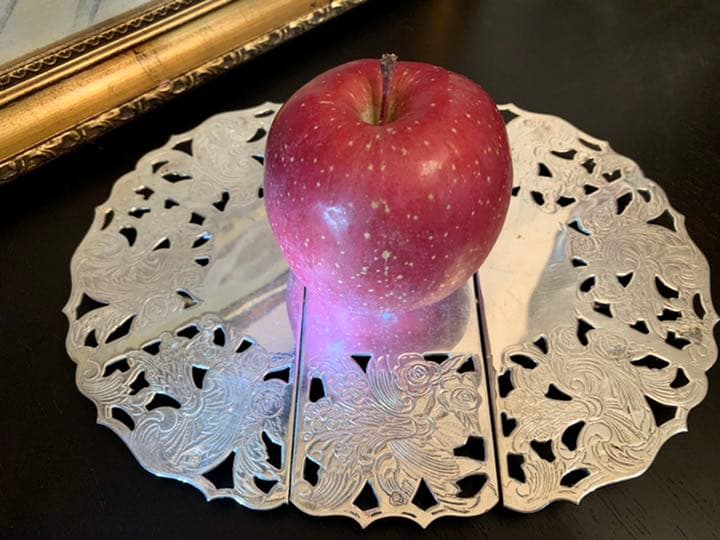 スペイン　ヴィンテージ　 AL COR のシルバープレート　ポットスタンド