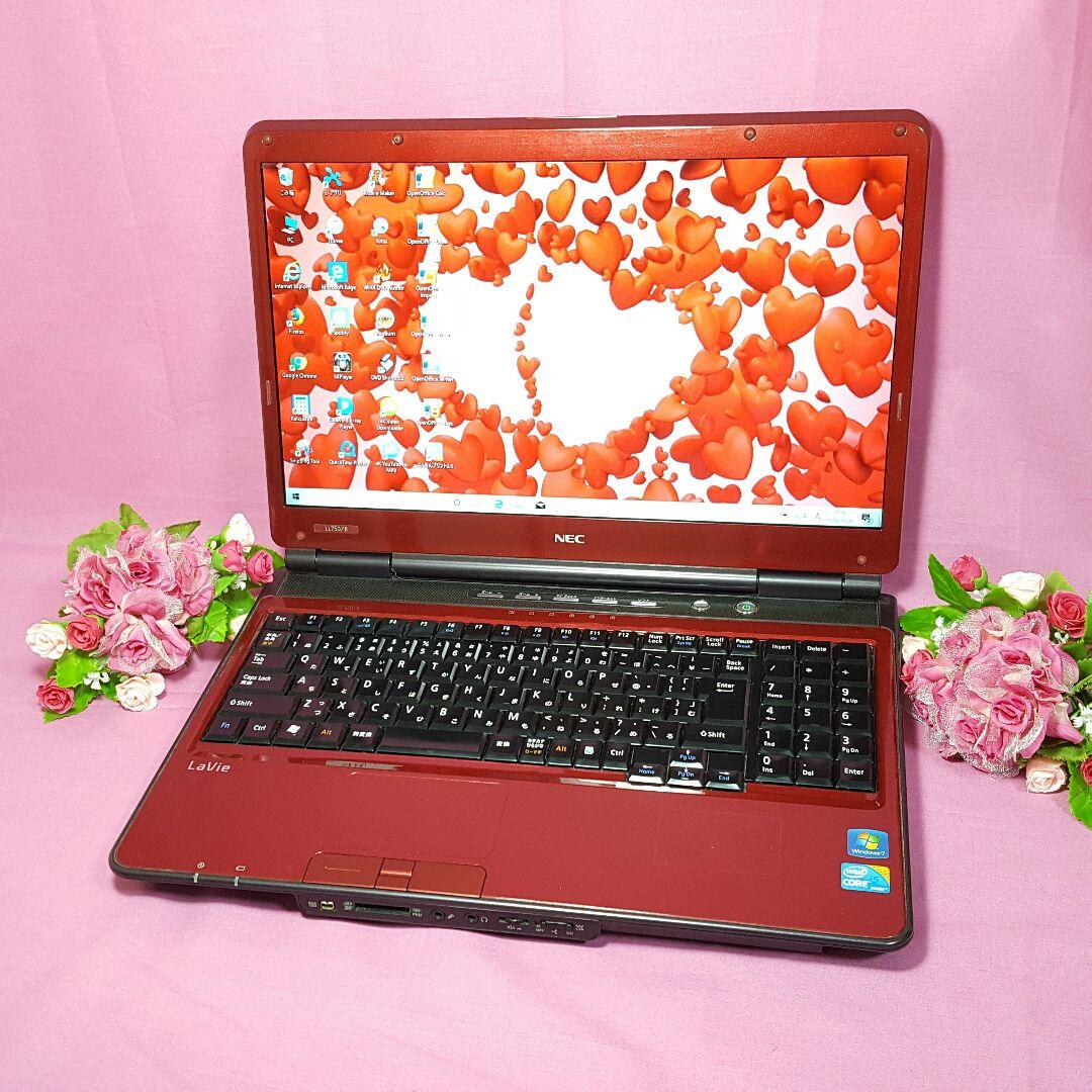 赤色NEC❥最新WIN10❥CORE-I5❥大容量500G❥Office❥