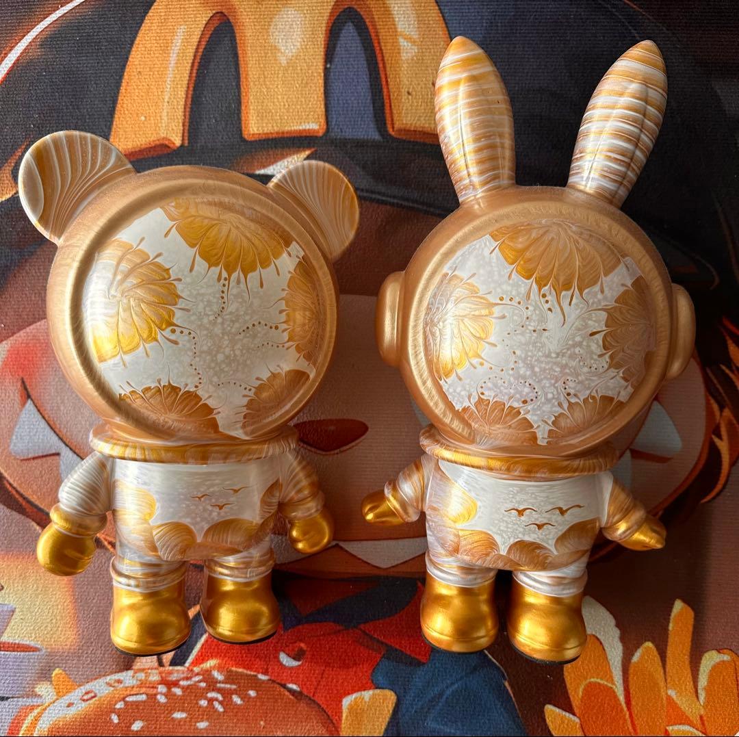 ベアーアート クマとウサギのフィギュアセット 垂らすアート