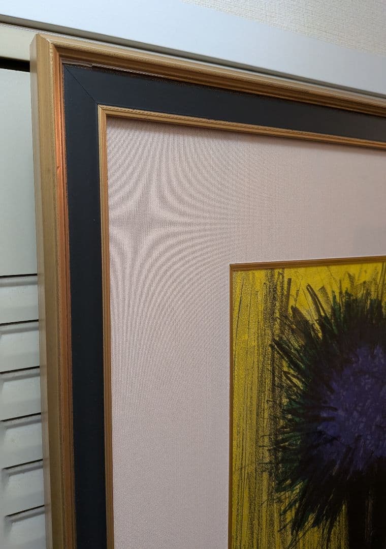 ベルナール・ビュッフェ 「すみれの花束」 オリジナルリトグラフ