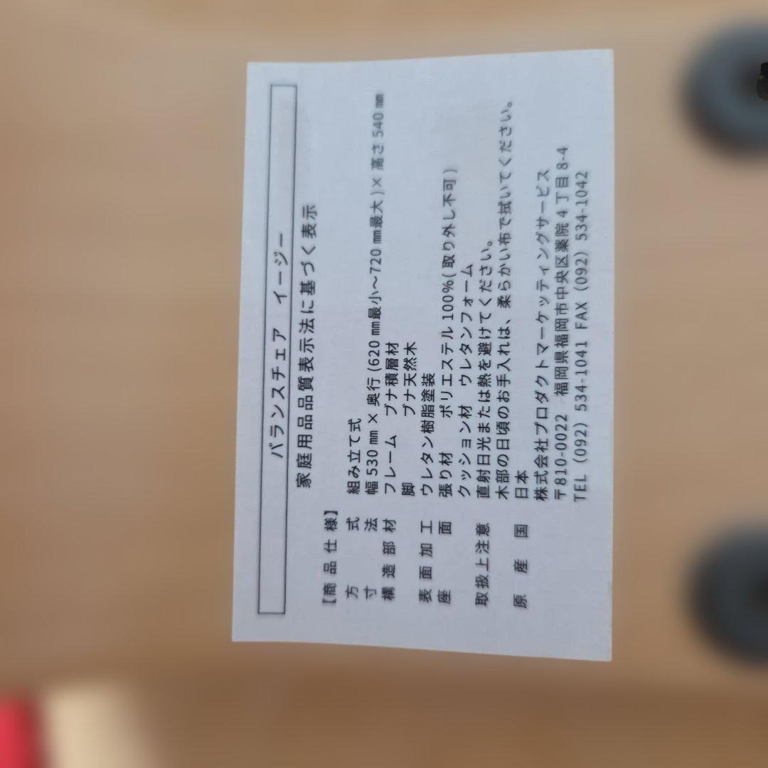 バランスチェア バランスイージー(カバー付き)