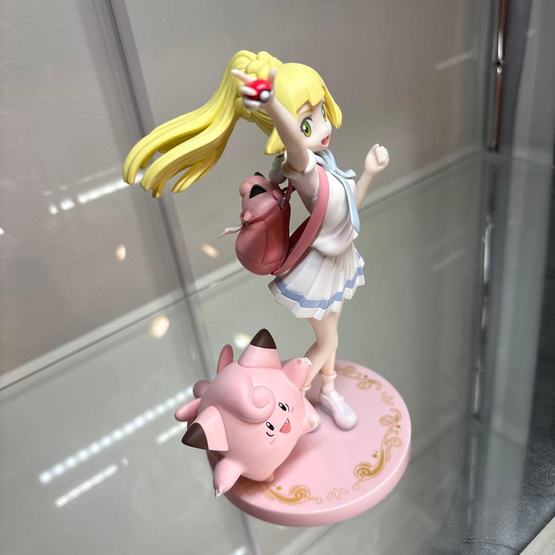 ポケモン　フィギア　メイ　リーリエ　ナンジャモ　ぬいぐるみ、クリアファイル付き