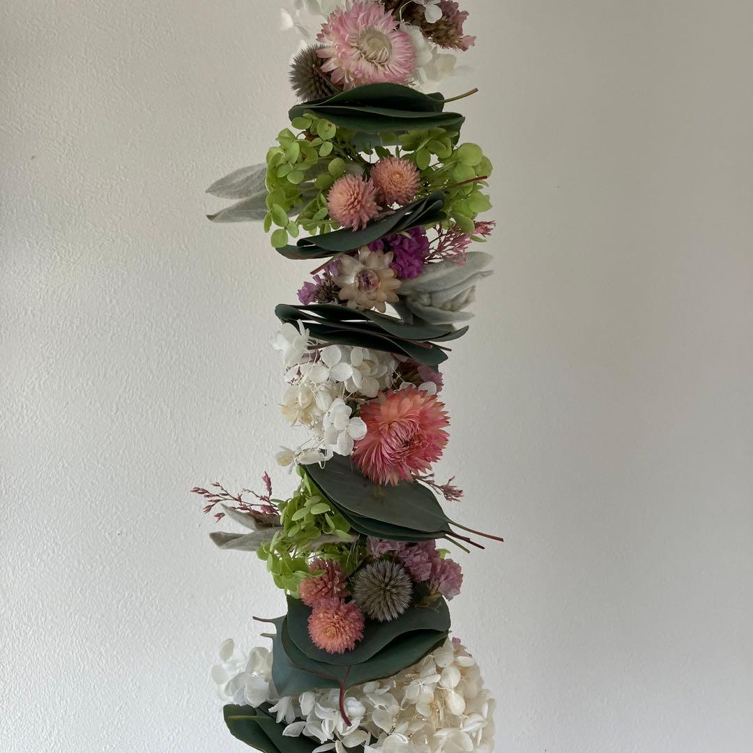 夏☀︎SALE！アナベルとピンクのミルフィーユガーランド