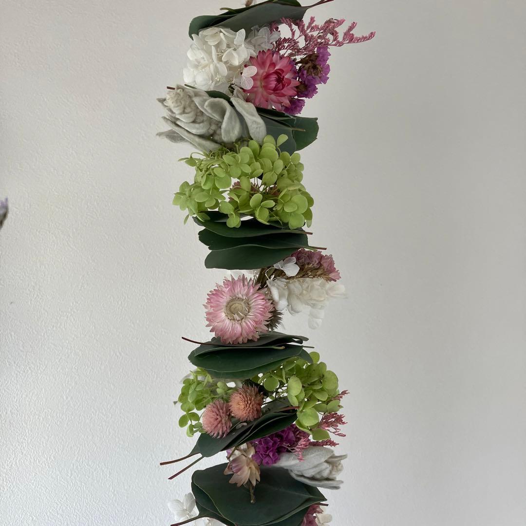 夏☀︎SALE！アナベルとピンクのミルフィーユガーランド