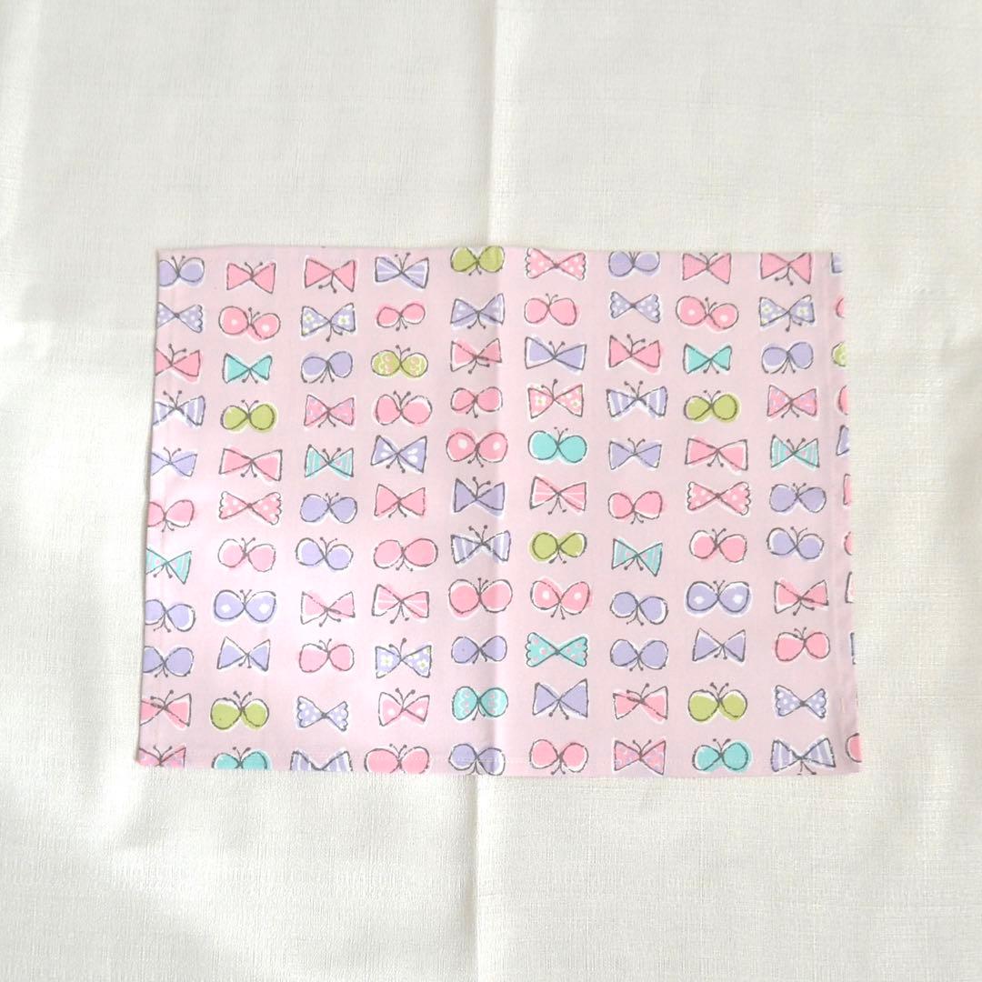 入園・入学準備6点セット　ちょうちょ　リボン　ピンク　パープル