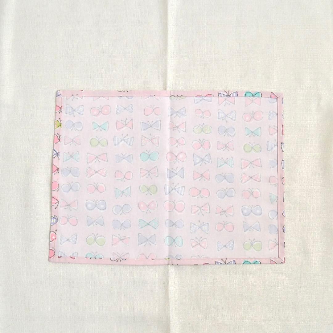 入園・入学準備6点セット　ちょうちょ　リボン　ピンク　パープル