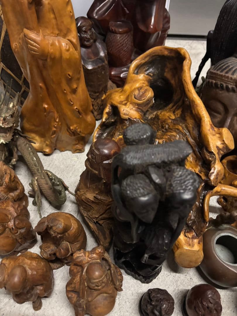 アジア風彫刻コレクション多数　骨董品　まとめ売り