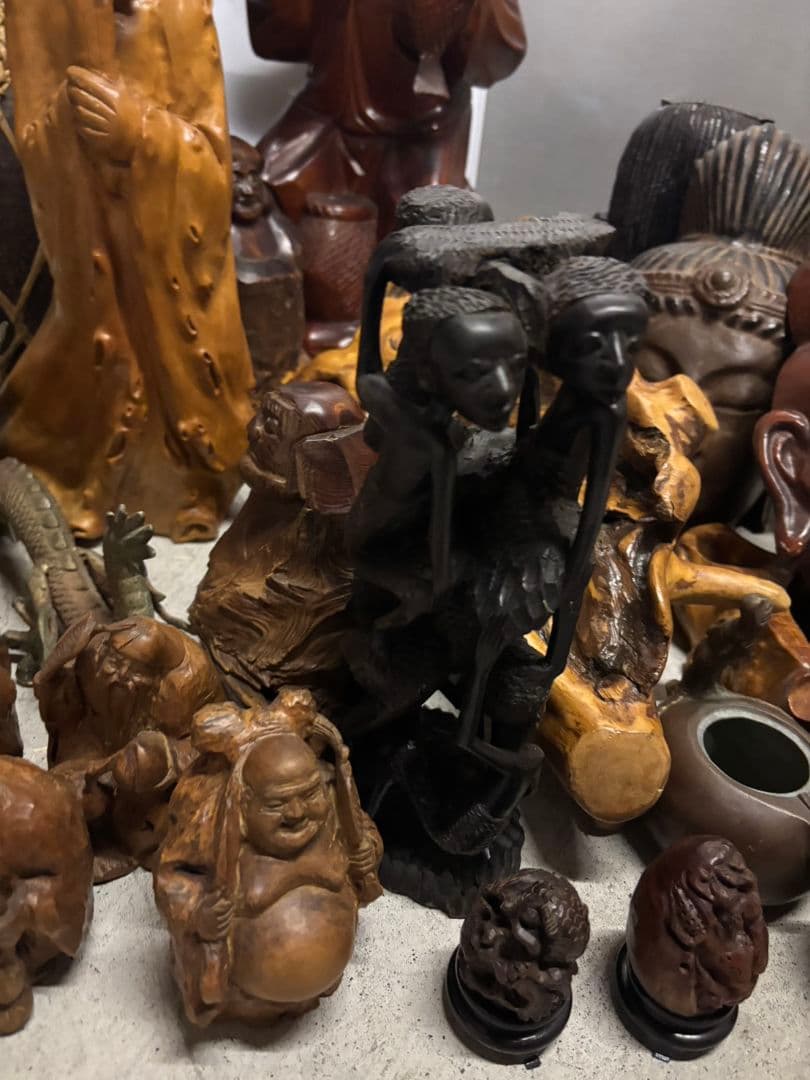 アジア風彫刻コレクション多数　骨董品　まとめ売り