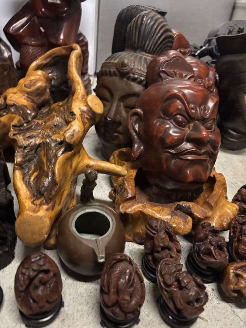 アジア風彫刻コレクション多数　骨董品　まとめ売り