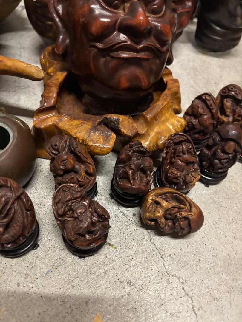 アジア風彫刻コレクション多数　骨董品　まとめ売り