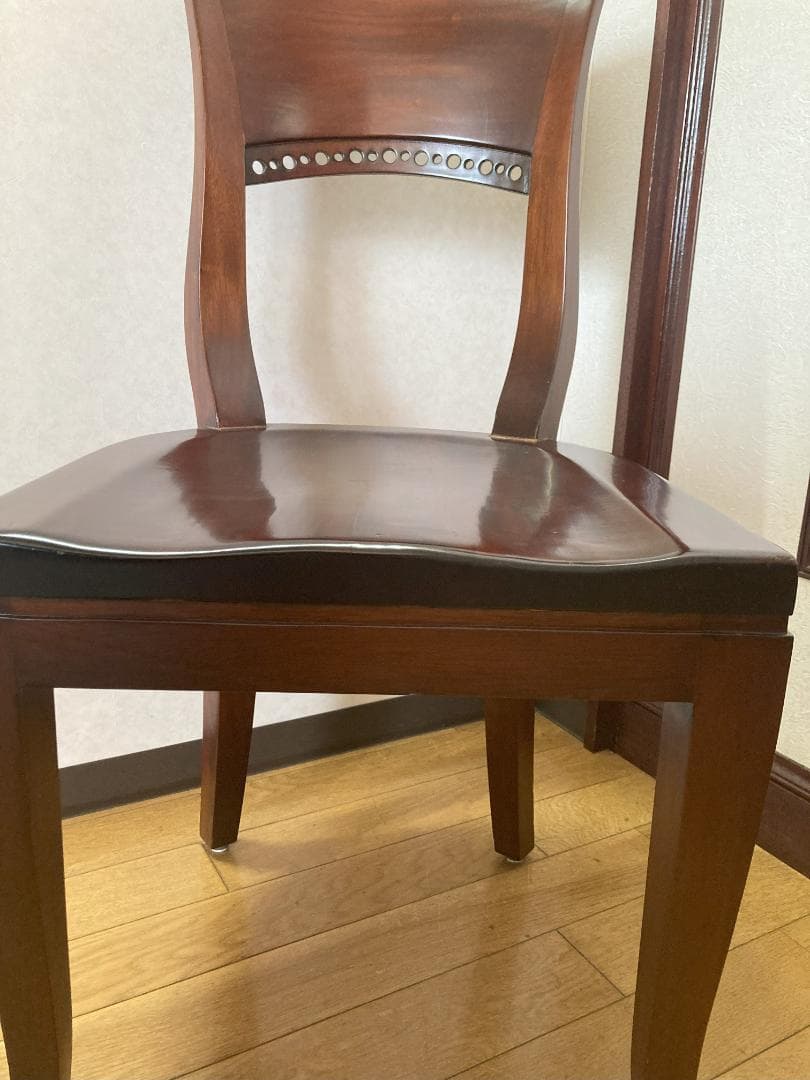 Lutiru 2　木製椅子 ダークブラウン