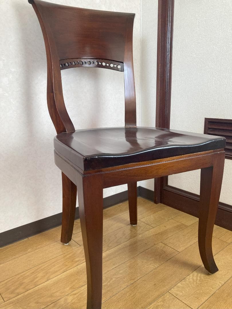 Lutiru 2　木製椅子 ダークブラウン