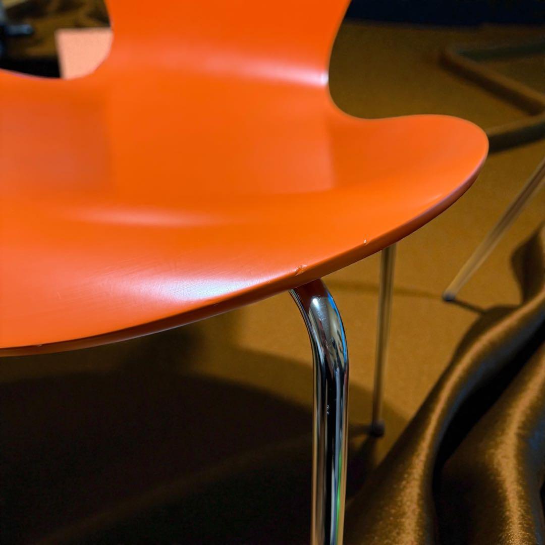 Fritz Hansen セブンチェア 2脚セット オレンジ ターコイズ