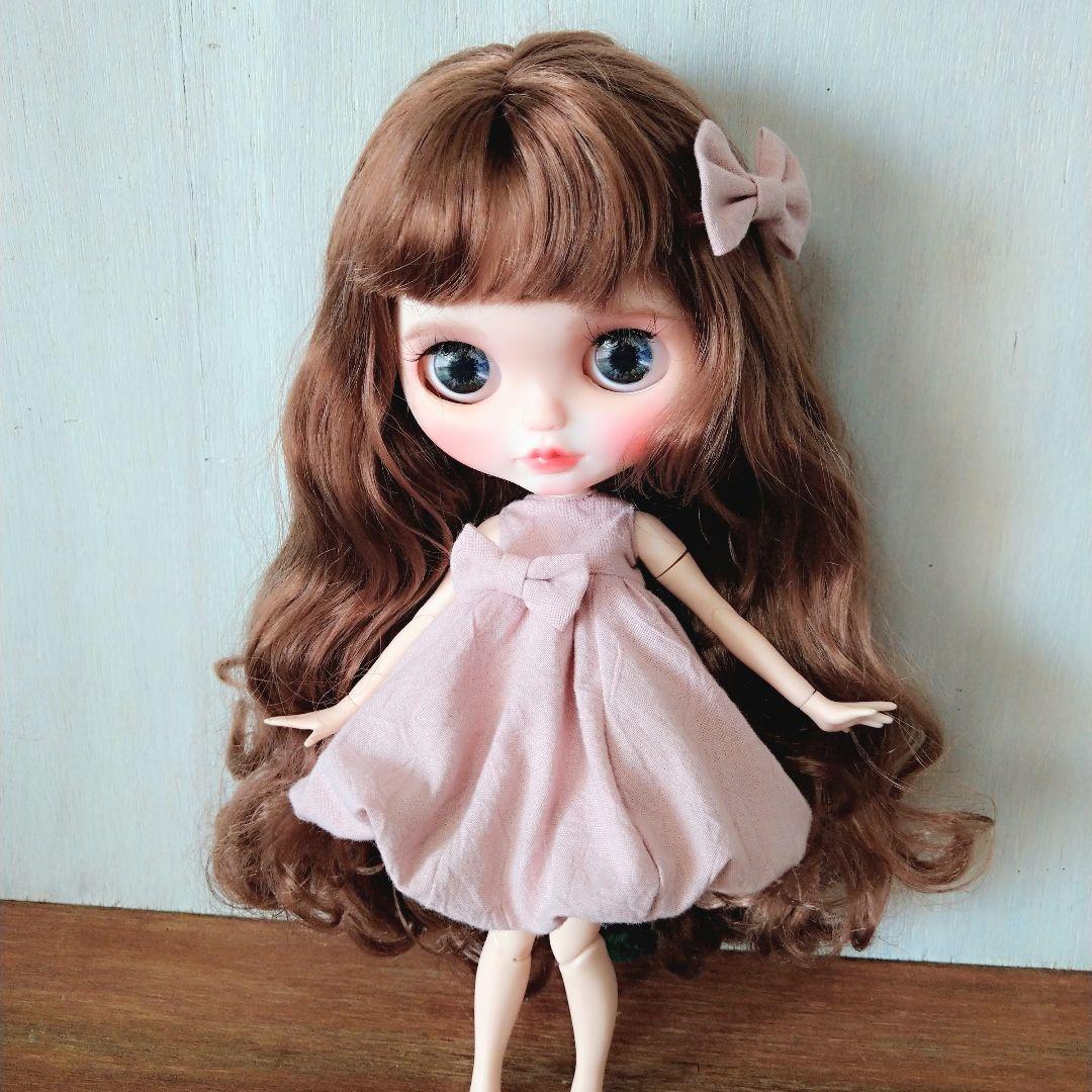 205.※ピンクのバルーンスカートワンピース※ブライスアウトフィット※