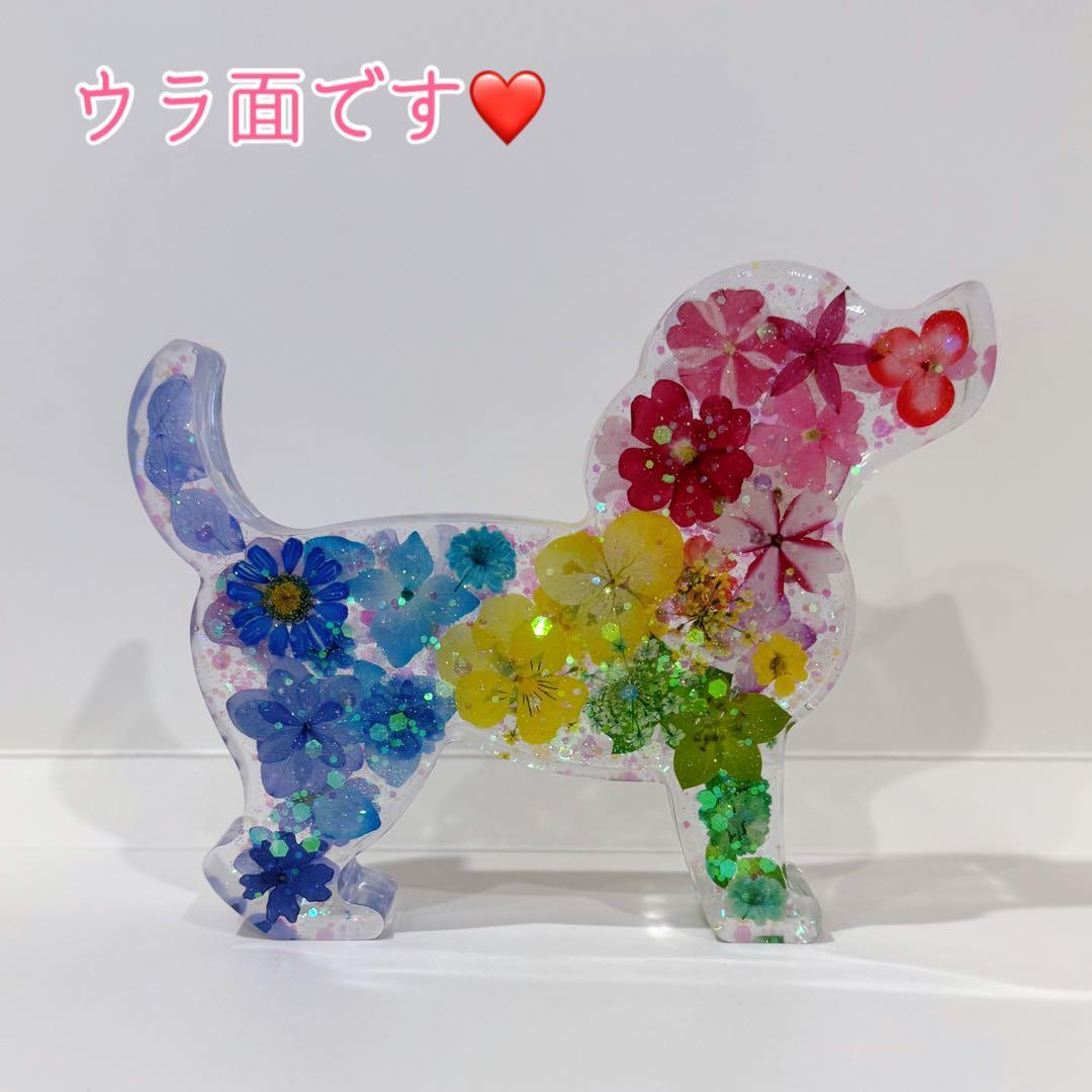 完売御礼⭐️No.440⭐️固まるハーバリウム✨️ ワンちゃん 置物