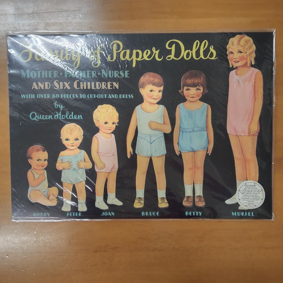 QueenHolden　ヴィンテージ　ペーパードール