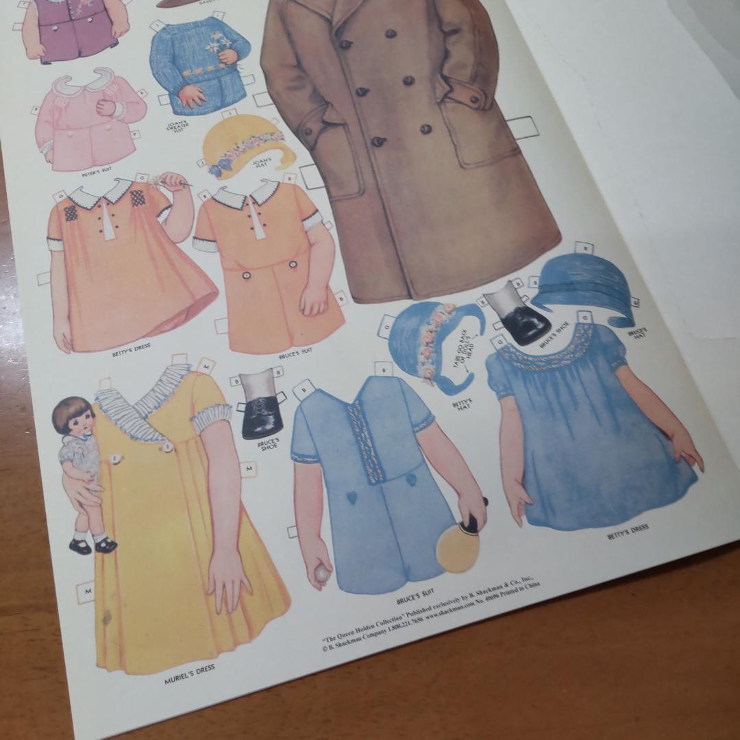 QueenHolden　ヴィンテージ　ペーパードール