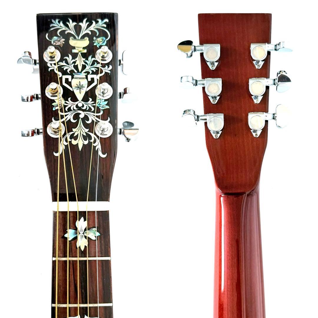 【希少・美品】サムズ工房 豪華手工ギター アコースティックギター エレアコ