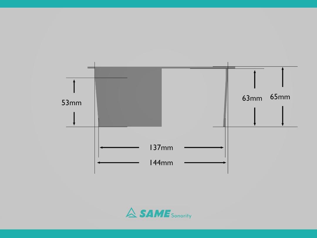 【SAME】Straight Shell 170 スピーカー エンクロージャー