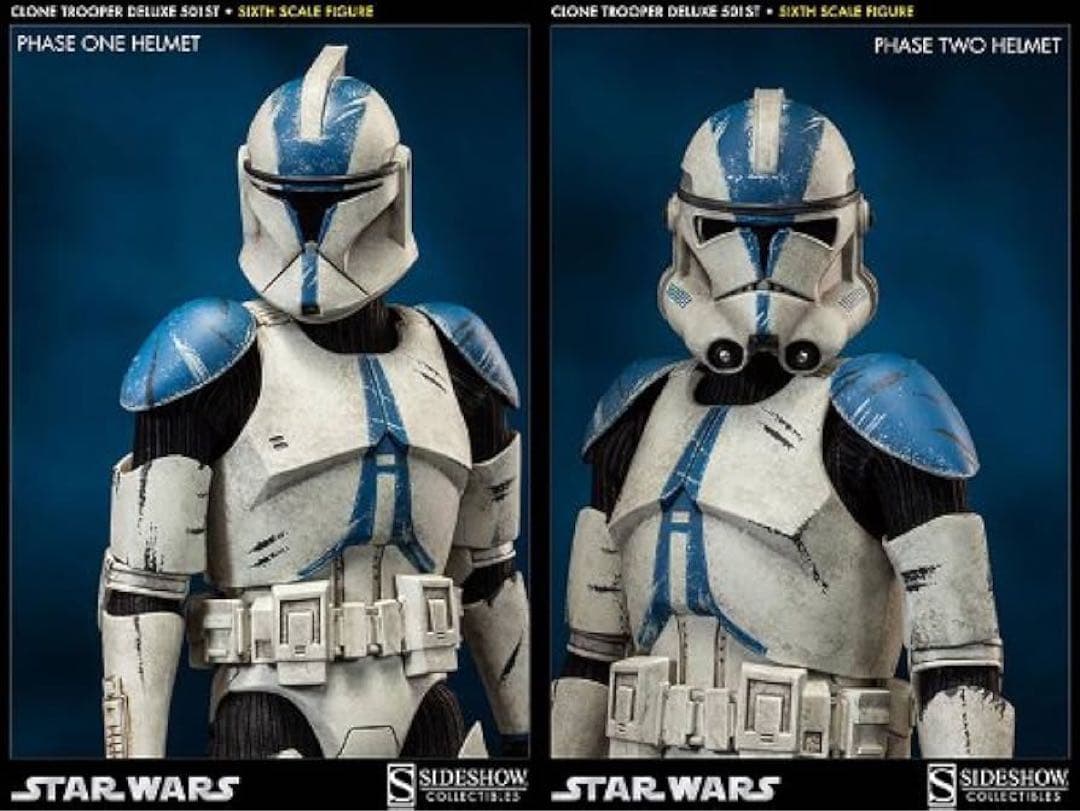 サイドショウ 1/6 スターウォーズ クローン・トルーパー（第501大隊）DX版