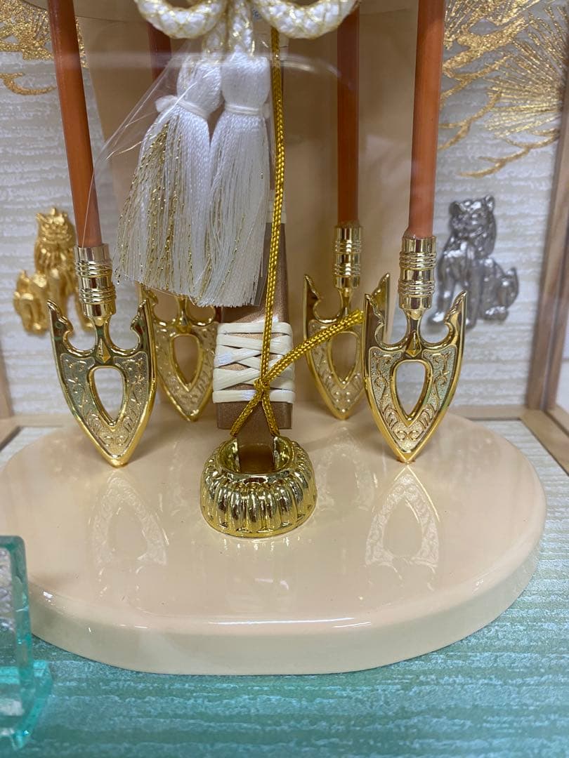 東京　久月　破魔弓　１０号・サイズ　間口約２３×奥行約１８×高さ約３７㎝