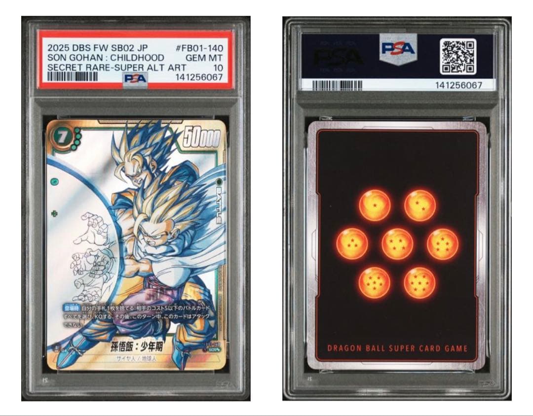 孫悟飯：少年期(パラレル/漫画絵)【SCR☆☆】 親子かめはめ波