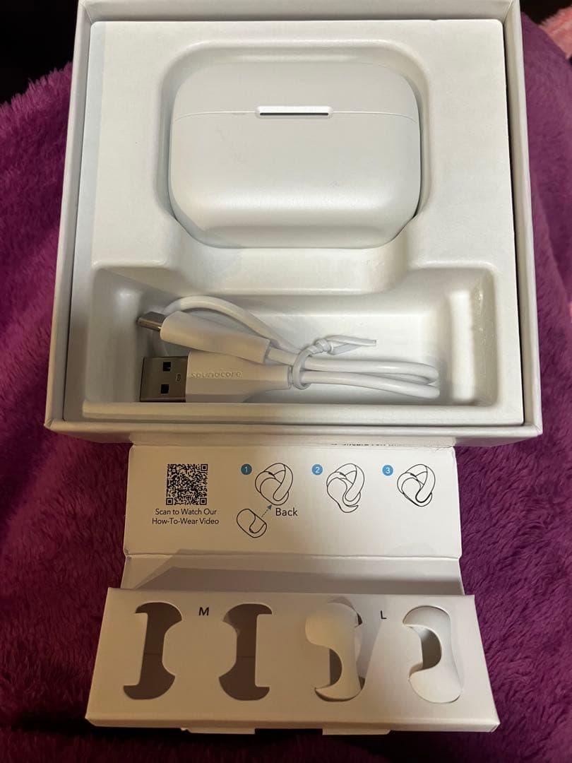 Anker soundcore AeroClip ワイヤレスイヤホン 保証書付き