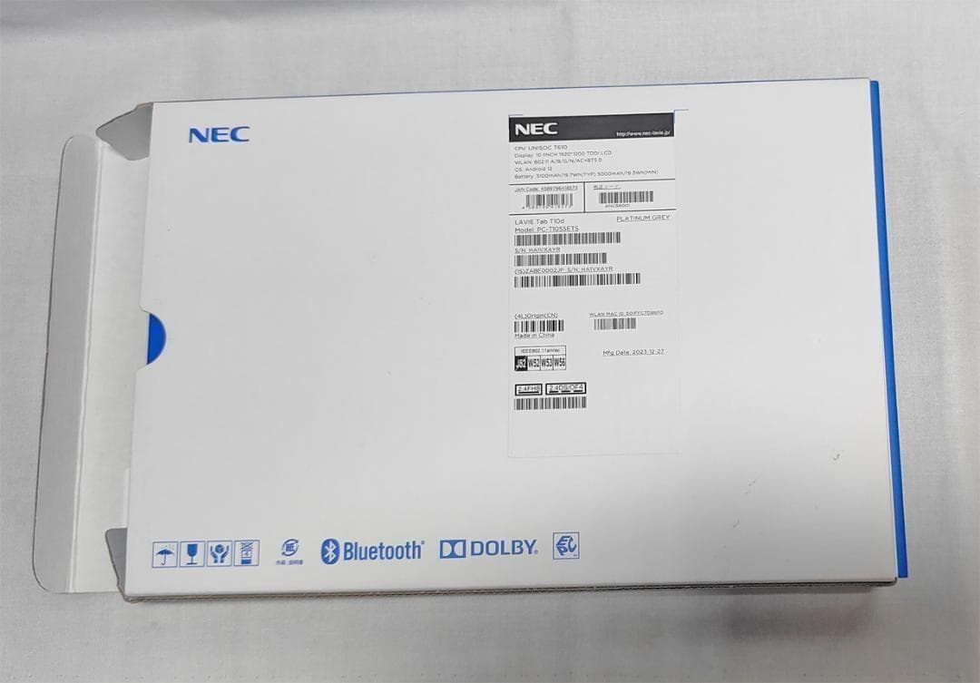 NEC LAVIE Tab T10d タブレットPC