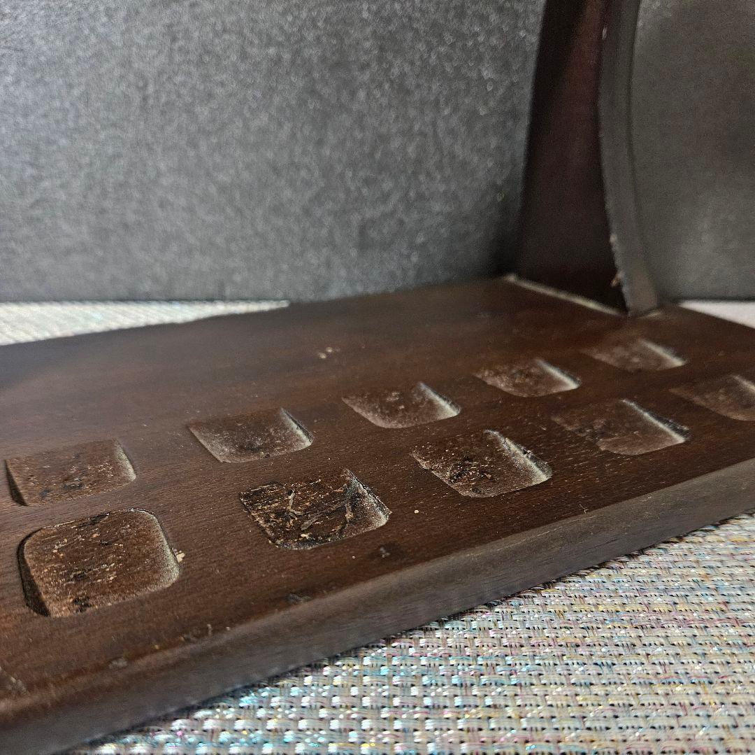 木製　モデルガンスタンド　5丁立て モデルガン飾り台　展示台