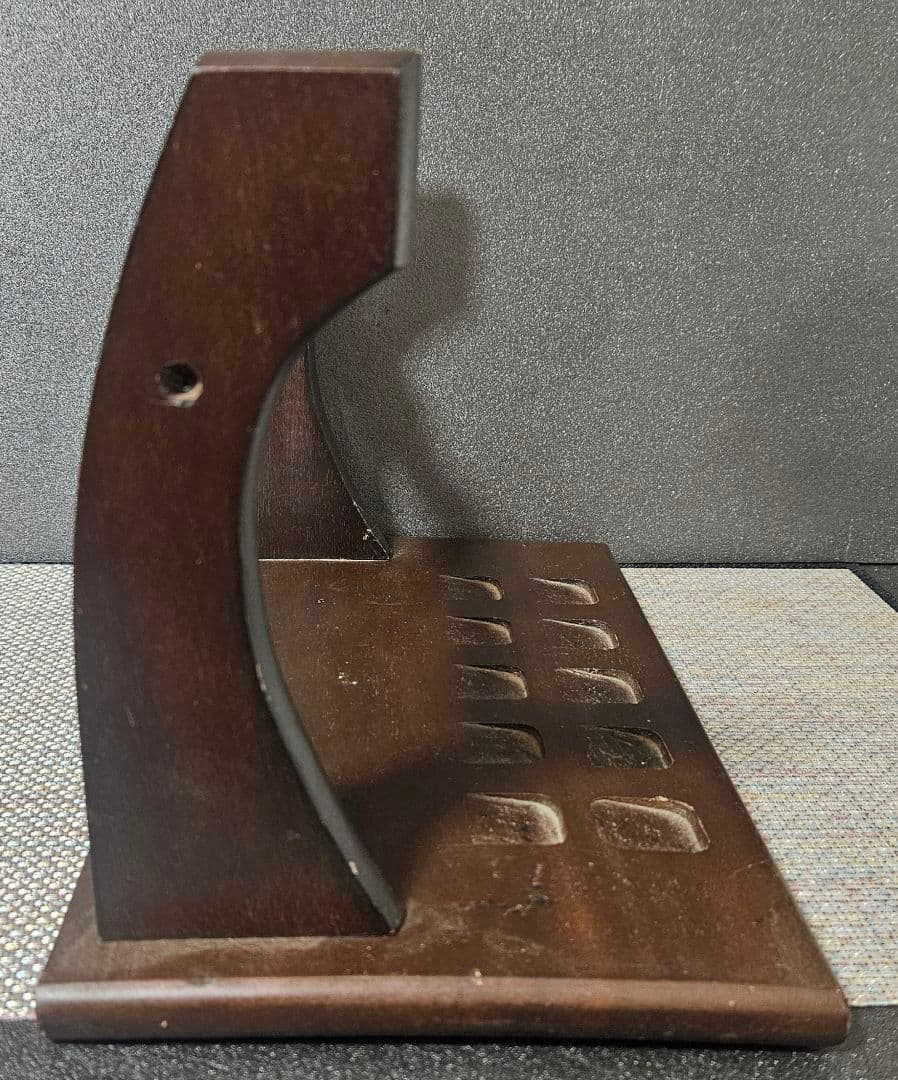 木製　モデルガンスタンド　5丁立て モデルガン飾り台　展示台