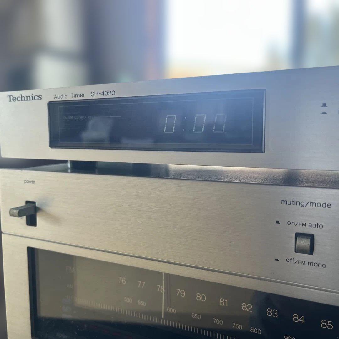 Technics カセットデッキRS−M24、タイマーSH−4020、チューナー