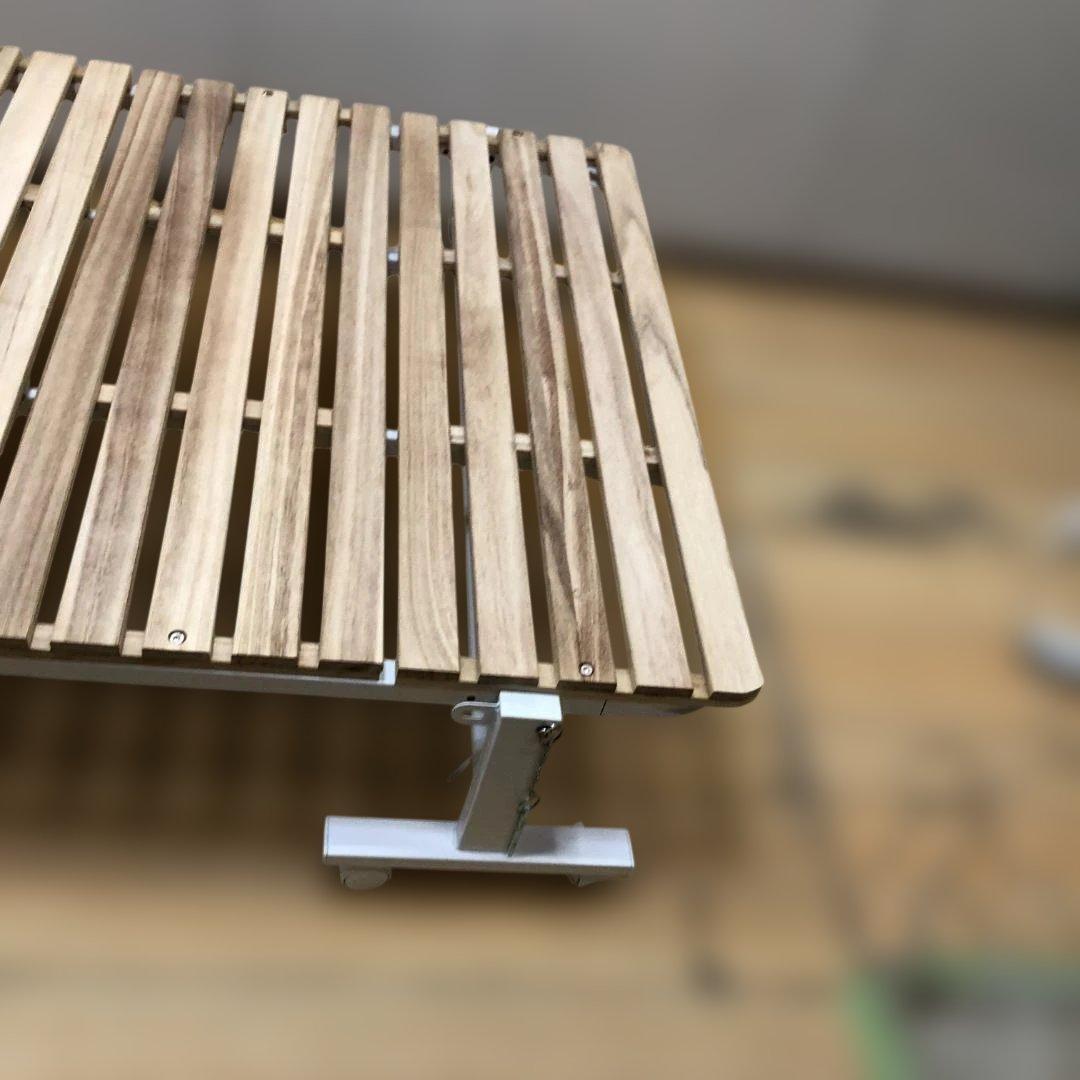 折りたたみ すのこベッド シングル スチールフレーム 112952-5-002