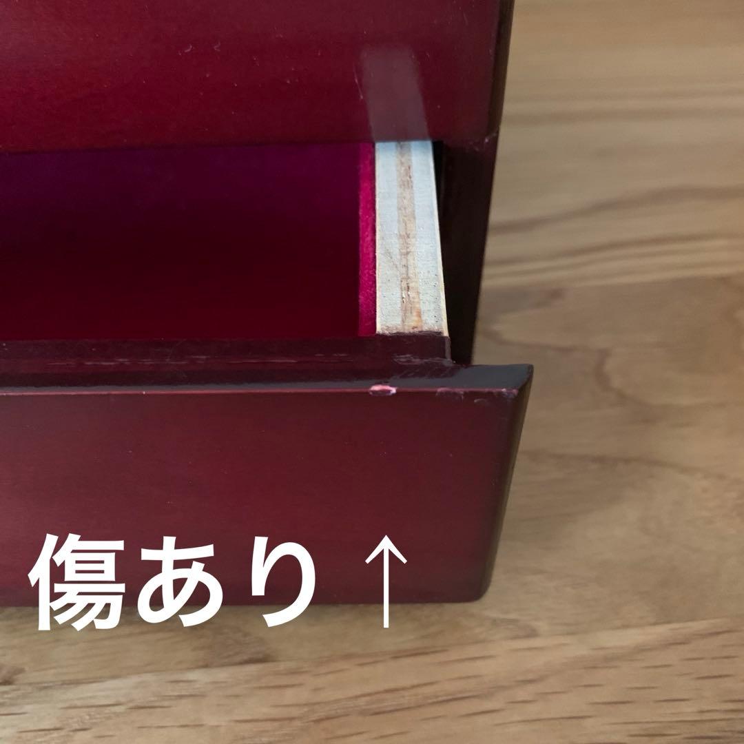 未使用 昭和レトロ ビンテージ 刺繍 ジュエリーボックス ソーイングボックス