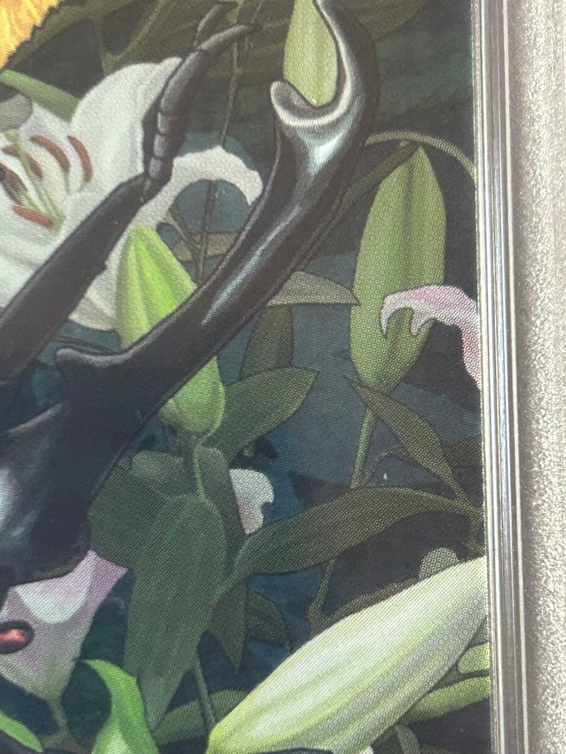 ぷ*す様 【PSA8】　ヘラクレスリッキーブルー　ムシキング　5周年